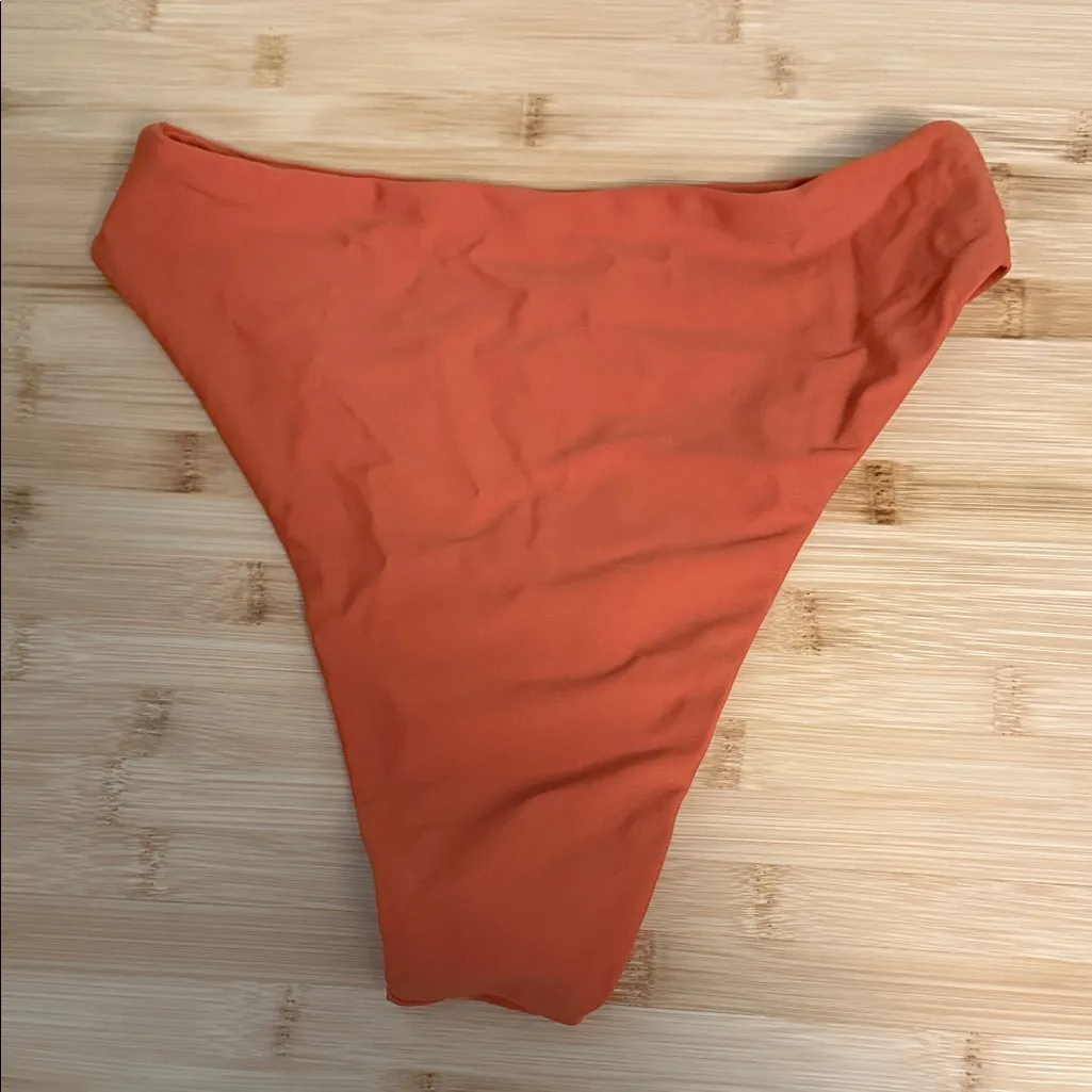 Shein Size Small Women's Teen Girl Burnt Orange Swim Bikini Bottom - Image 3