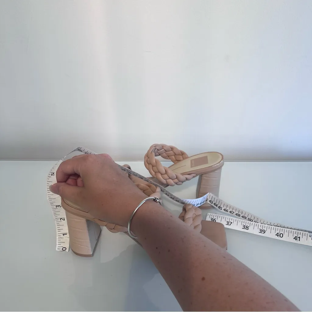 Dolce Vita Women's Paily Pearl Braided Detailing Heels Size 9 Pink - Image 7