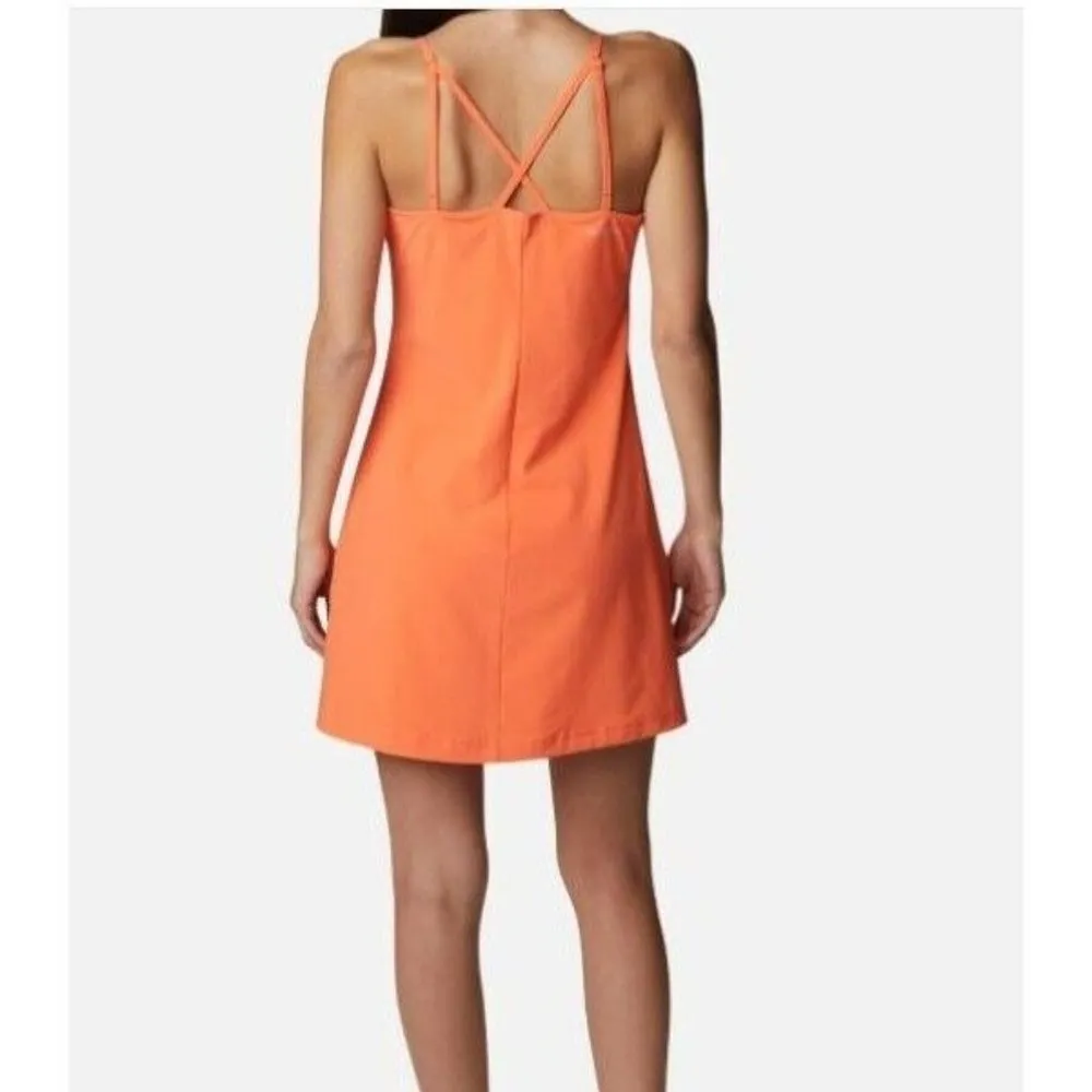 New Columbia XL Pleasant Creek Tennis  Dress Built In Bra Shorts Orange … - Image 2