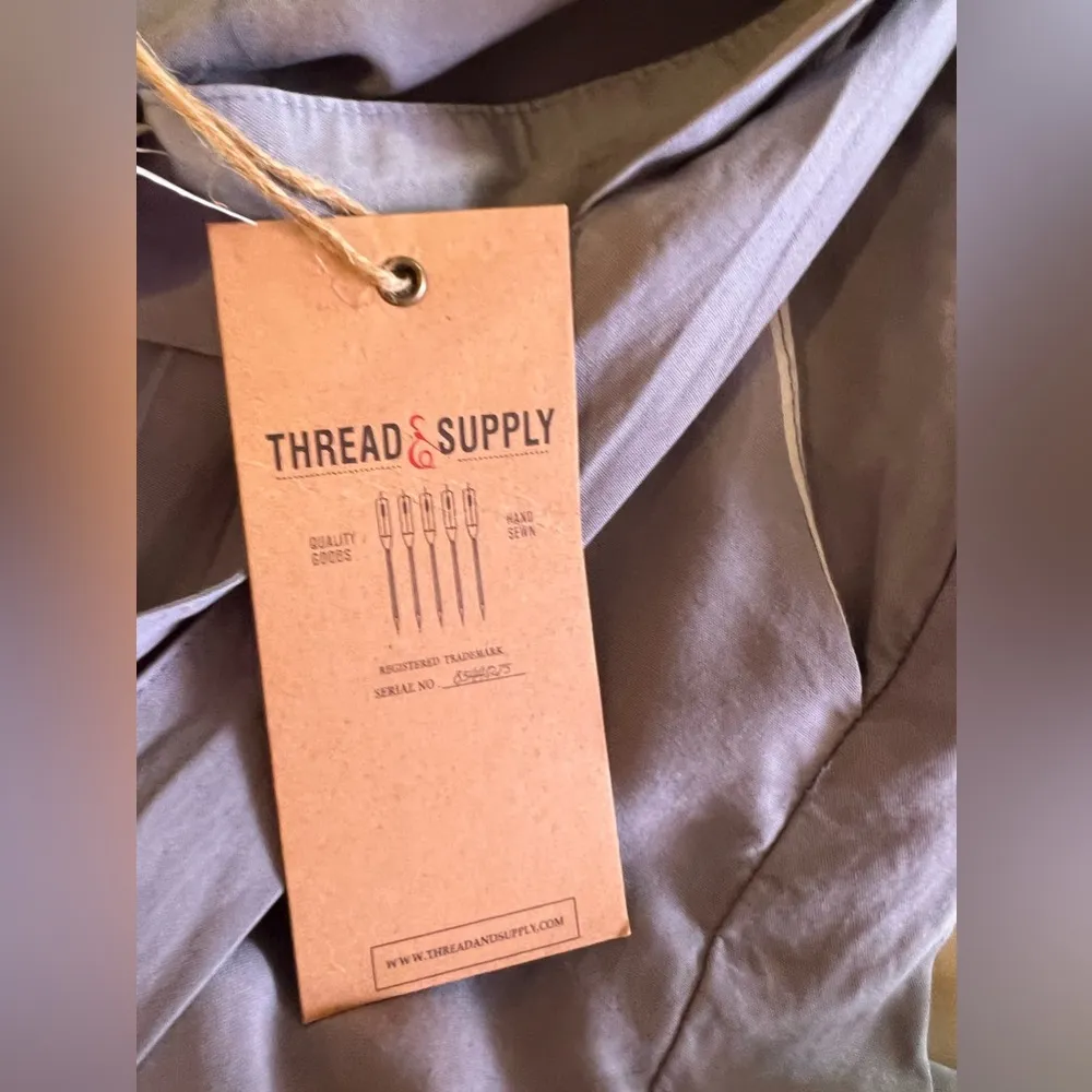 Thread Supply Paperbag Pants gray wide leg size XXSmall - Image 15