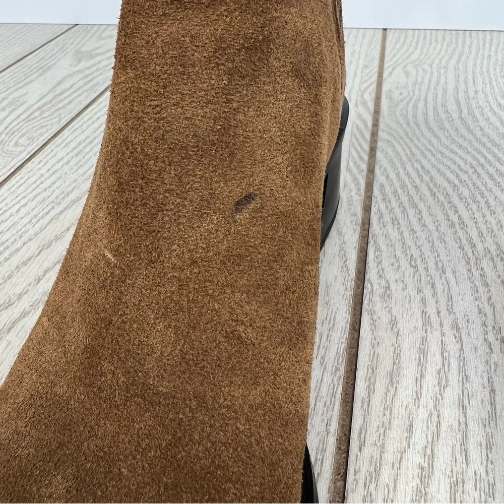 Dolce Vita Women's Layton Chelsea Booties 6M Dark Brown Suede $150 Size 6 - Image 4