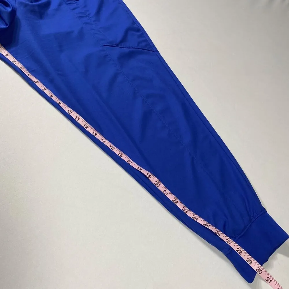 Womens 2X ClimateRight By Cuddl Duds Scrub Top and Bottom Set Royal Blue Short S - Image 9