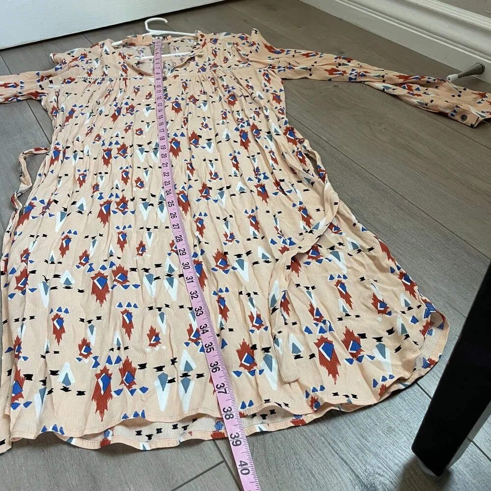 Anthropologie Dolan left coast Wanderlust aztec shift shirt dress size S - Image 7