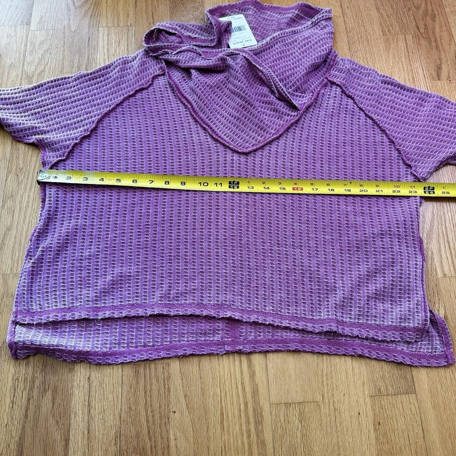 We The Free Free People Women’s Wildcat Thermal Top Wild Orchid Purple Size XS - Image 6