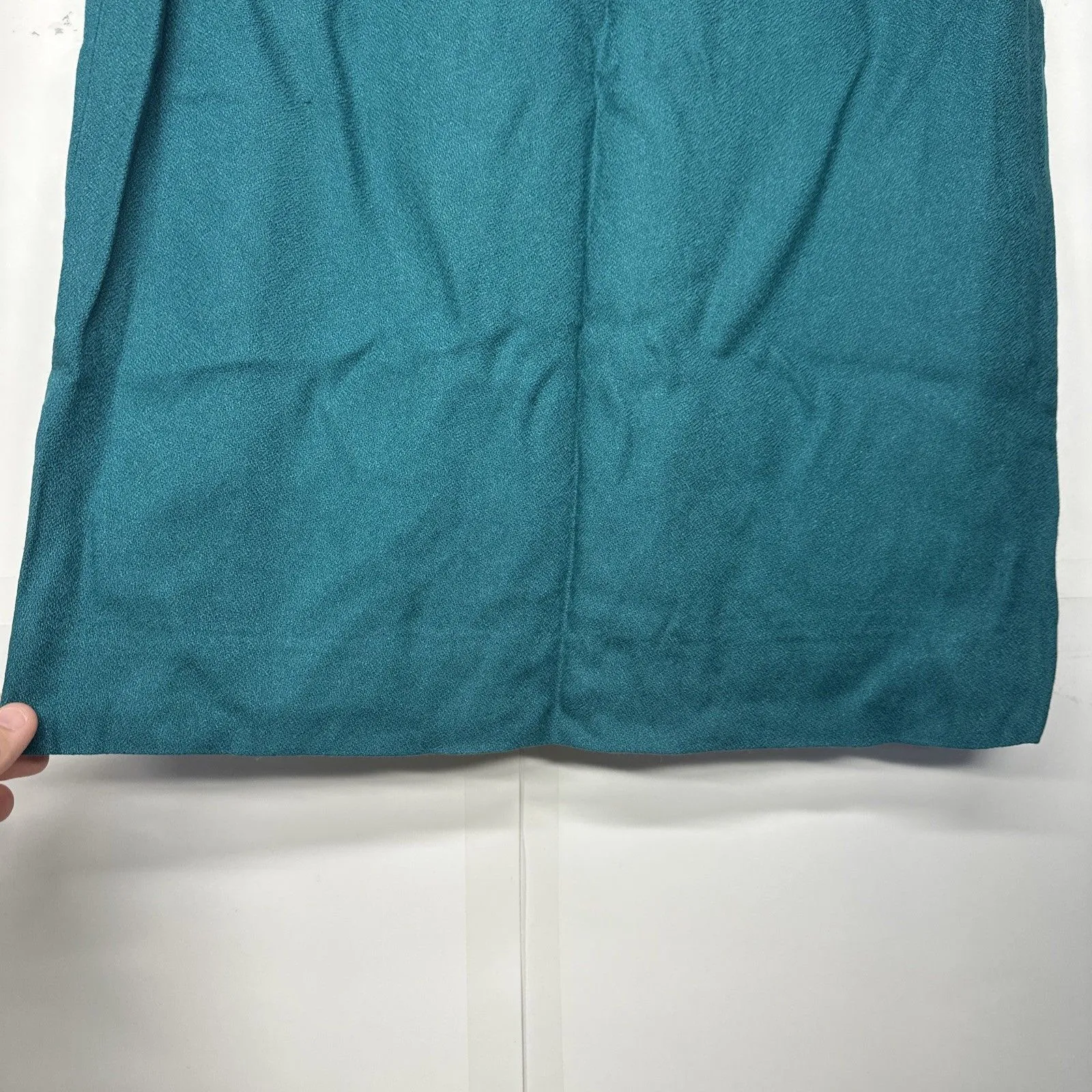 Vintage E.R. GERARD for RENLYN Teal Blazer Jacket Women’s Size 10 Gold Button Blue - Image 15