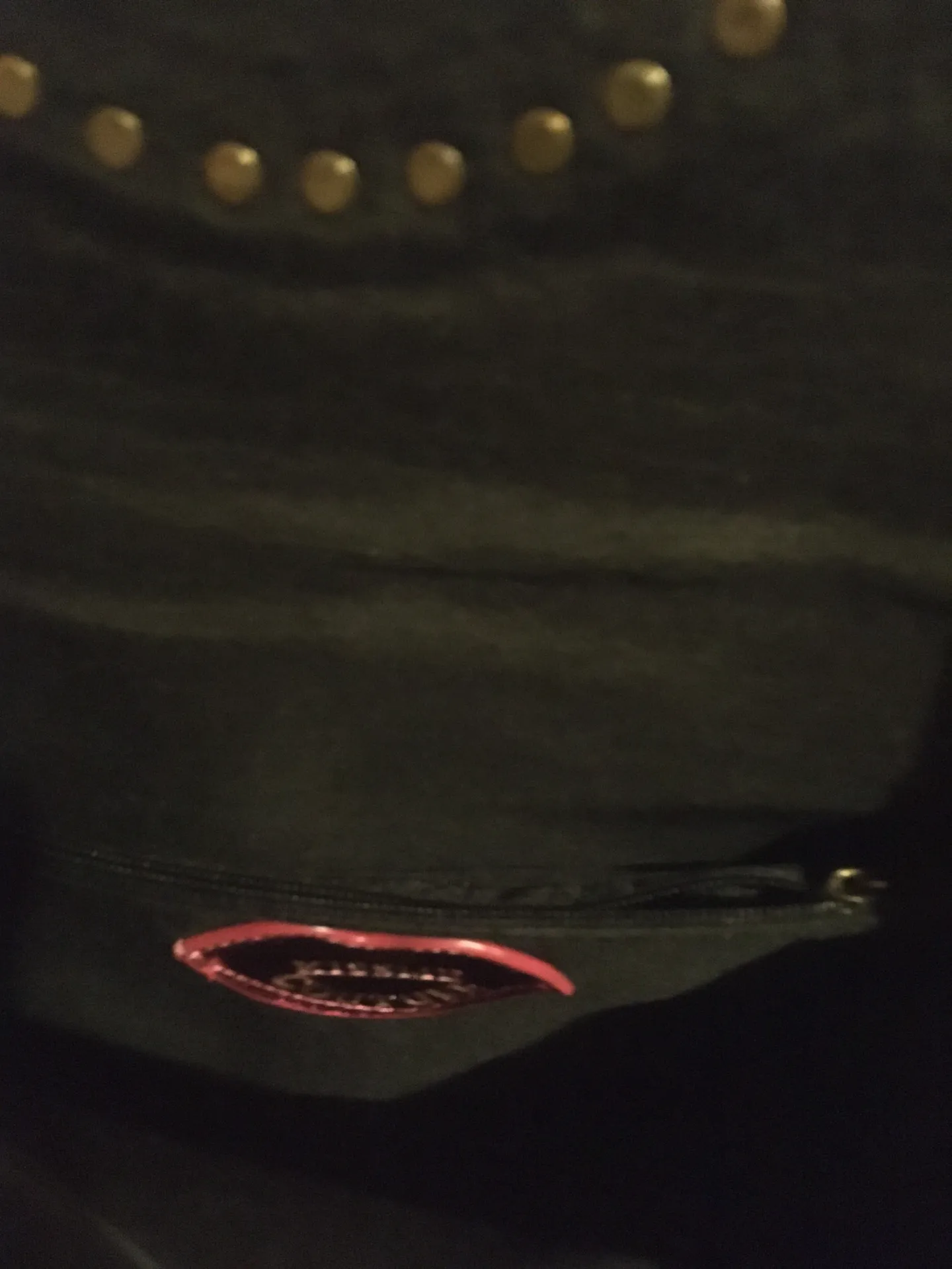 Black Gold Studded Bag - Image 3