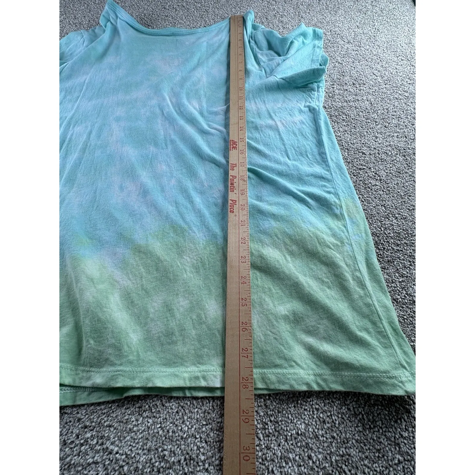 Nickelodeon SpongeBob SquarePants Graphic Tshirt Womens Size 2x Blue Tie Dye - Image 5