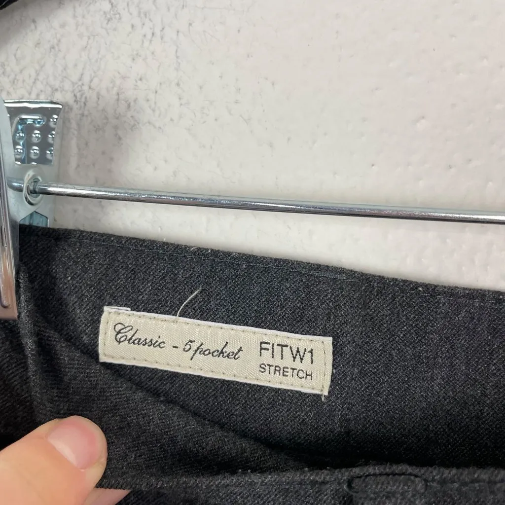 Weekend Max Mara Woman's 8 Gray High Rise‎ Classic 5 Pocket Trouser Pants - Image 5