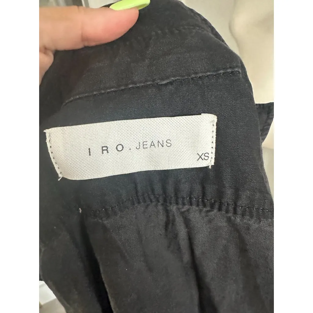 IRO Jeans Women's Black Button Down Shirt Size XS - Image 6