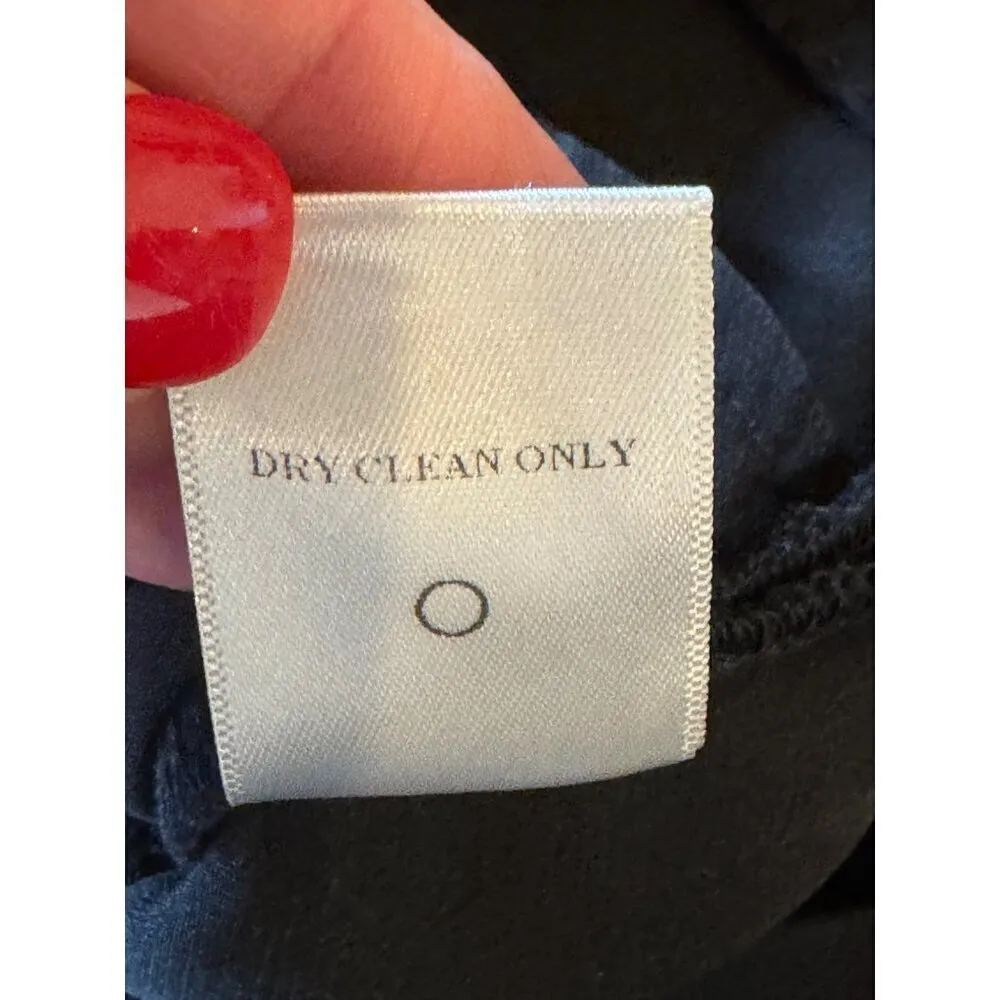 ALC Dress Women 8 Tan Black Silk Colorblock Short Sleeve Shift Mini Luxury‎ - Image 12