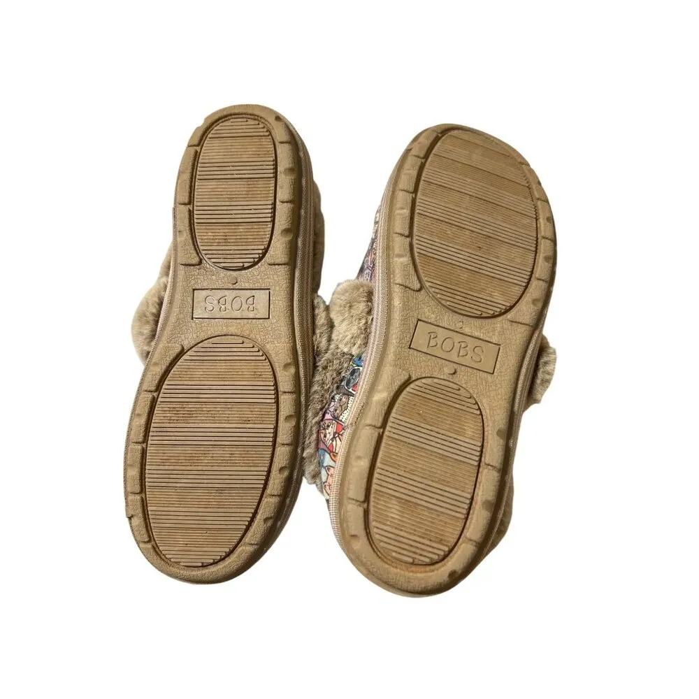 Bobs Skechers Faux Fur-Lined Chic Cat Shoes Too Cozy Slip On SN 33347 Size 8 - Image 7