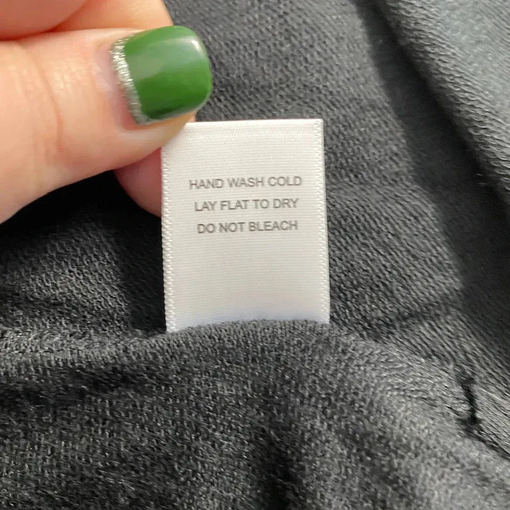 LNA Black Modal Long Sleeve Jersey Scoop‎ Neck T-Shirt Size US XS - Image 12