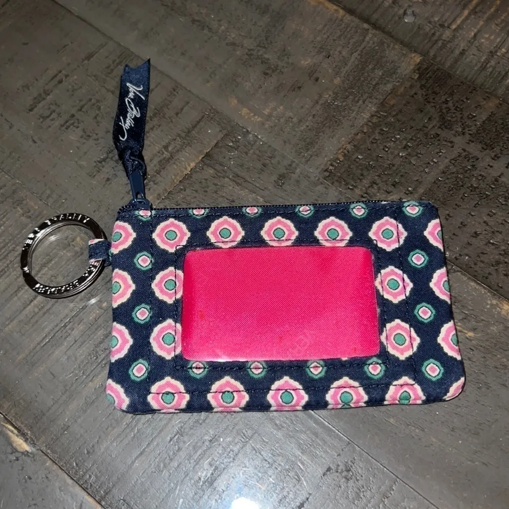Vera Bradley "Petal‎ Dots" Zip ID Case - Image 2