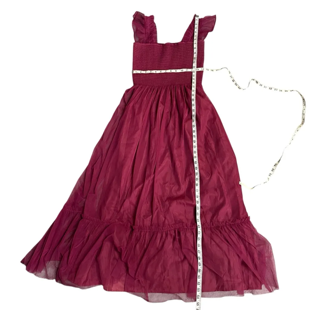 Melloday Smocked Ruffle Maxi Dress Size Medium - Image 4