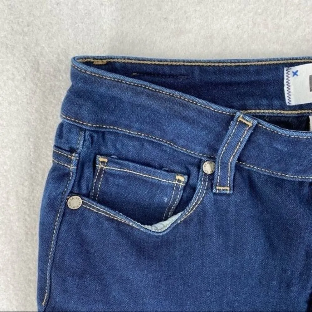 Paige Hoxton Ankle Dark Wash‎ Denim Skinny Leg Jean - Image 4