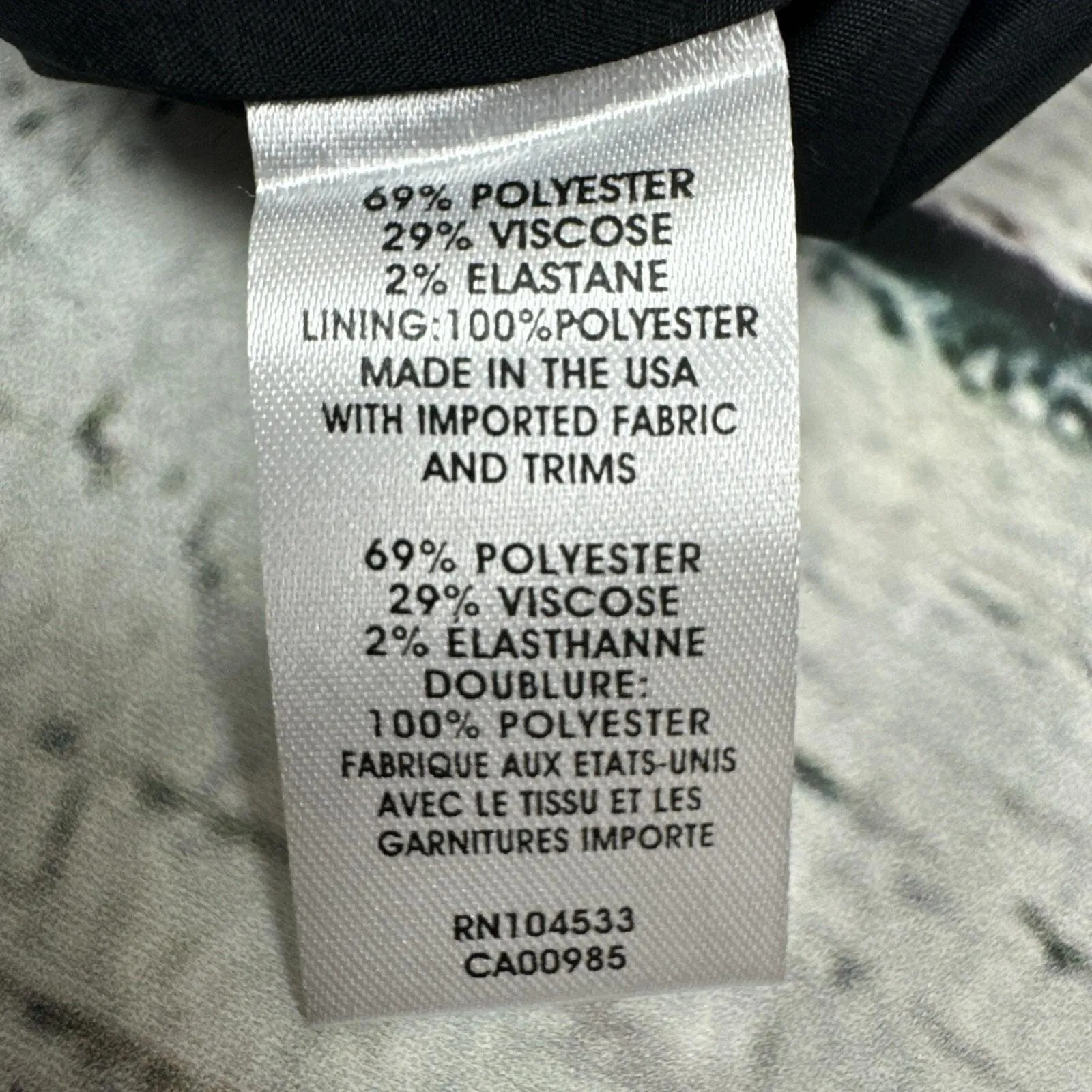 Nanette Lepore Women's Black Sheath Casual Lined Skirt [Size 6] Made in‎ USA NYC - Image 3