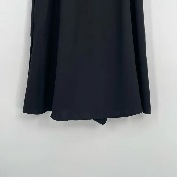 Zara Womens Black Sleeveless Classic Minimalist Soft Girl Skirt Romper‎ Medium - Image 7