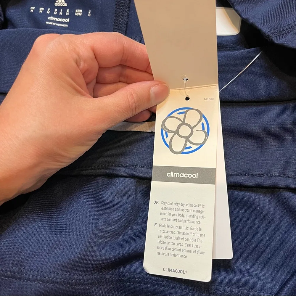 NWT Adidas Climacool Navy Blue Utility Skort M tennis golf athlete athletic - Image 7