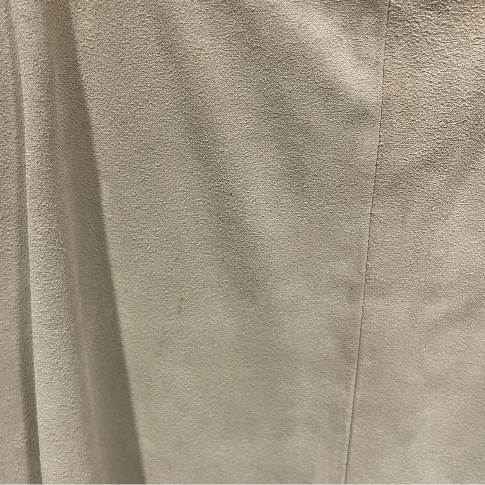 Vintage 70’s handmade Pocahontas tan suede boho hippie midi skirt flowy Size XS - Image 6