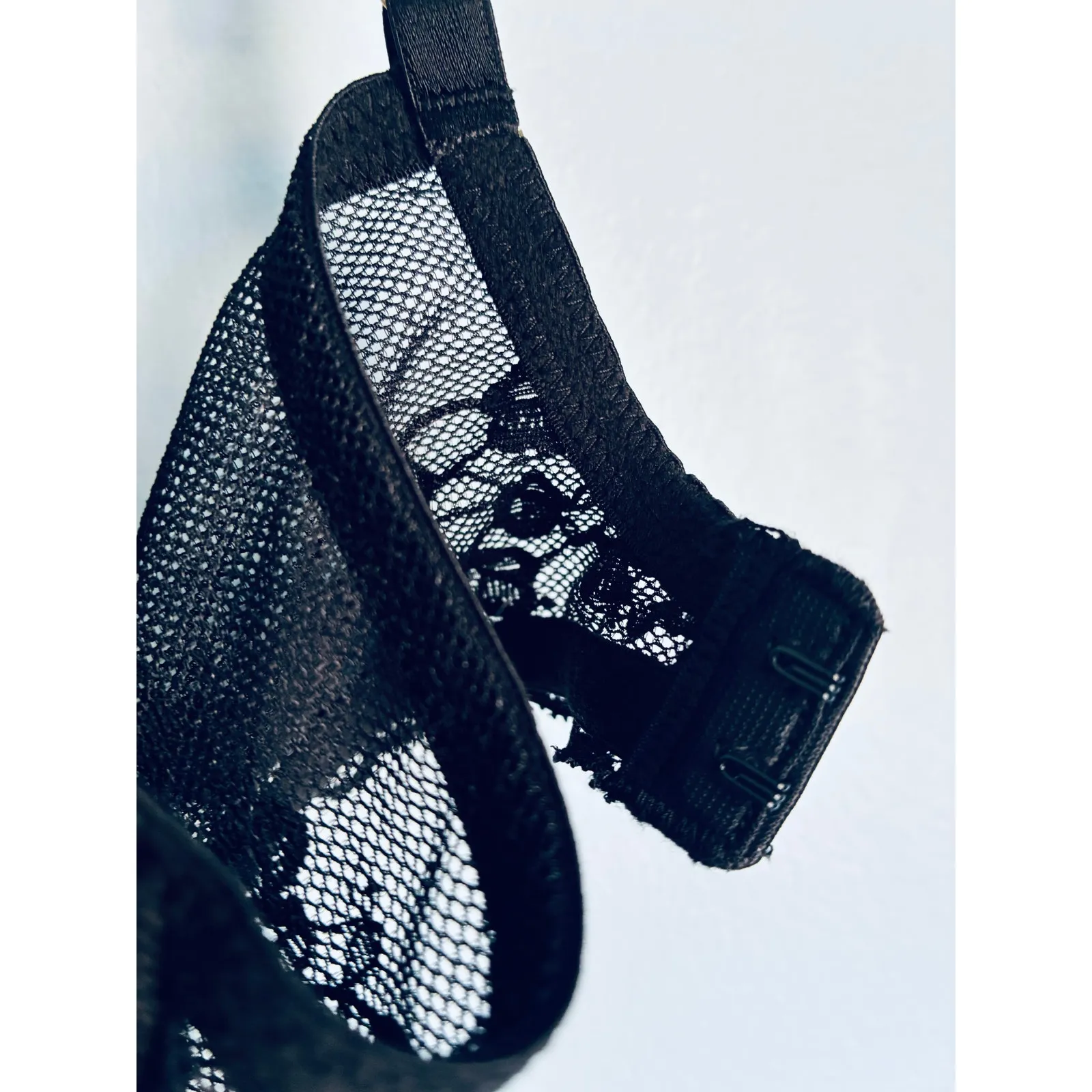 Natori Bra Lined Black Lace Whimsigoth 34C - Image 9