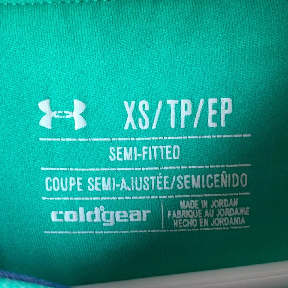 Under Armour Seafoam Green Storm Coldgear Hoodie - Image 3