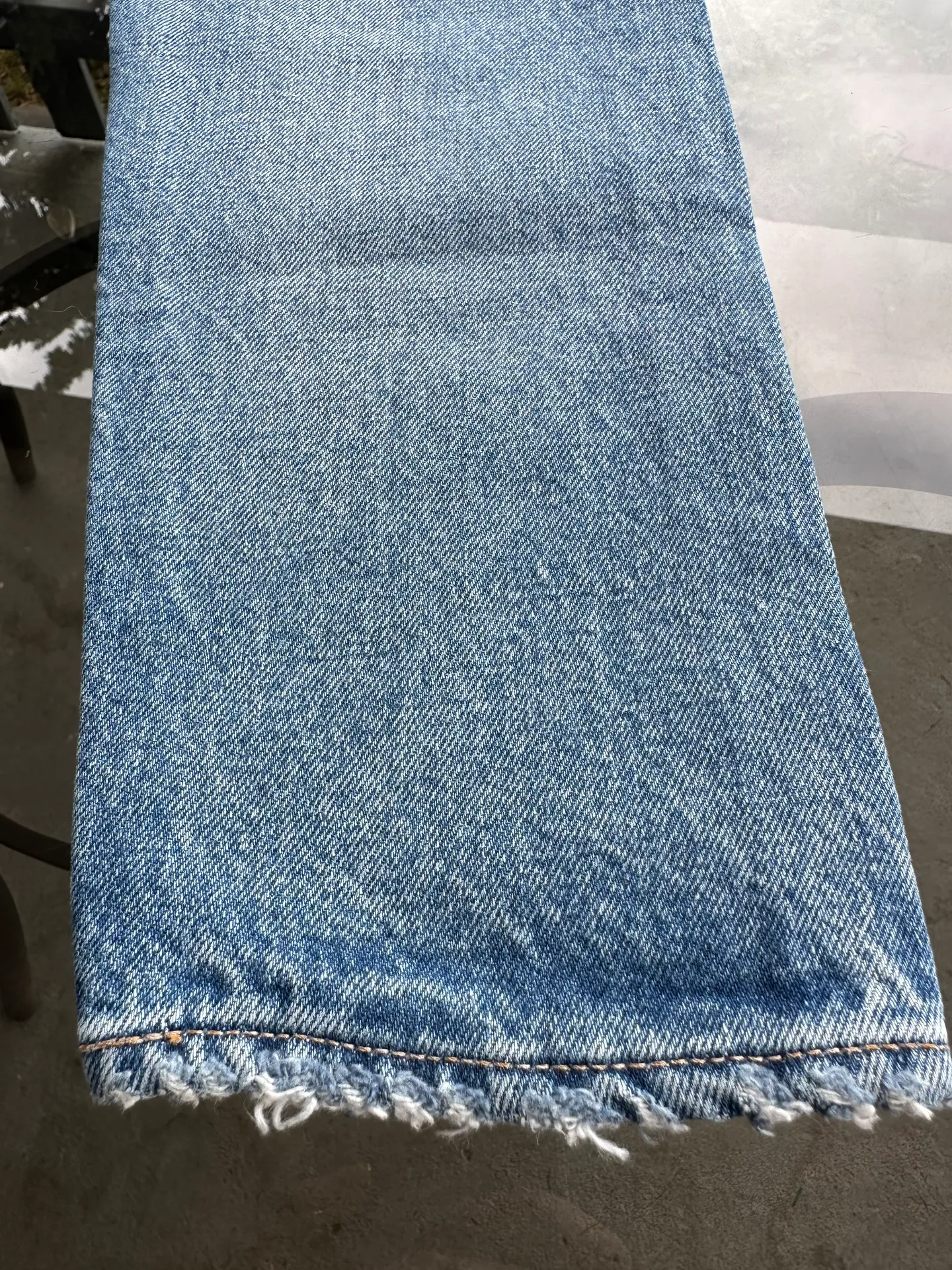 Aberdeen Tapered Distressed Denim Jeans in Blue - Size 25 - Image 20