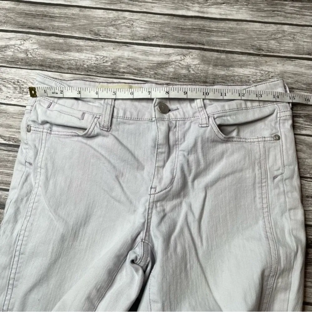 Pilcro and the Letterpress Tuxedo Seam Slim Straight Leg Jeans 27 Light Purple - Image 10