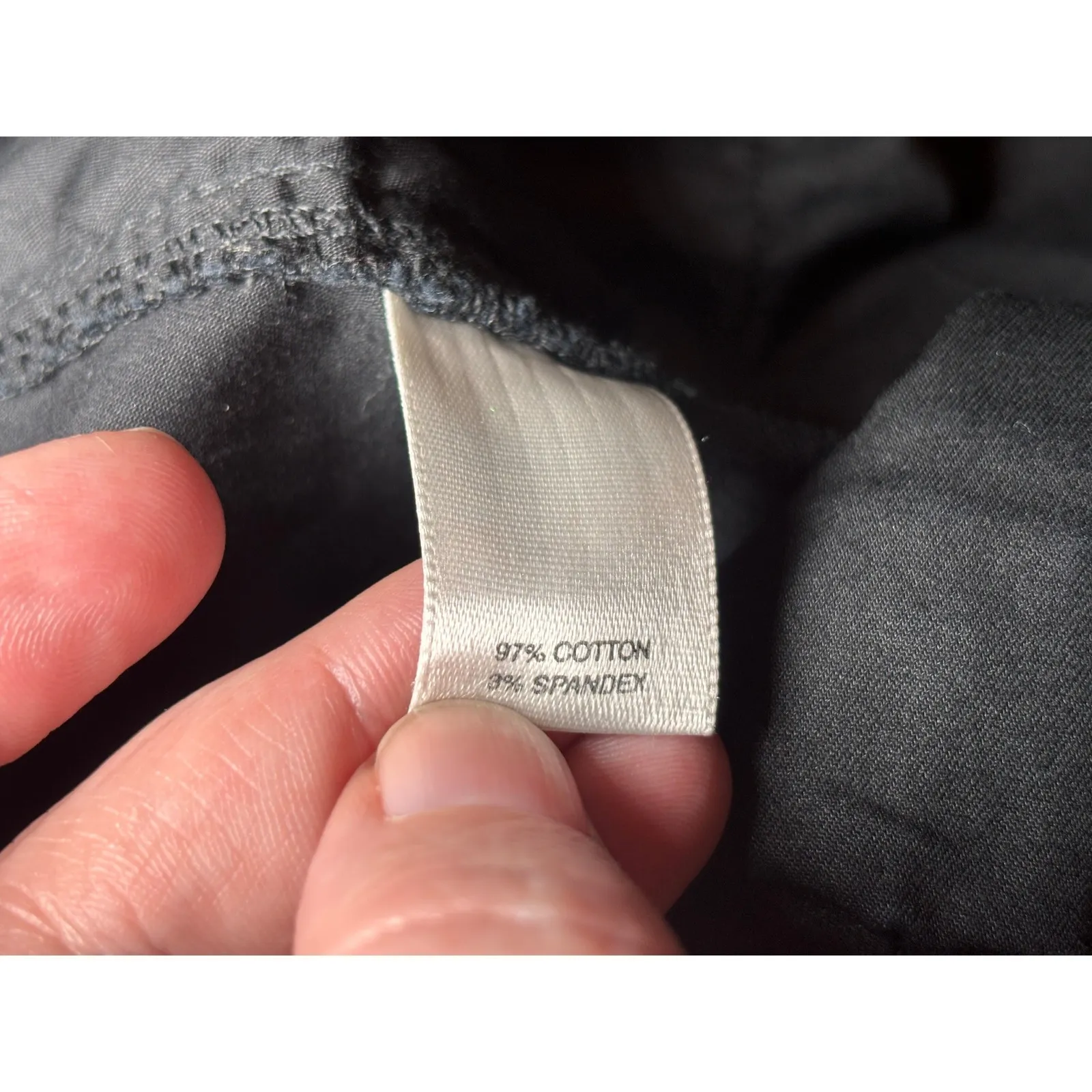 White House Black Market Black Bermuda Shorts Women Size 4 Cotton Knee Length - Image 6