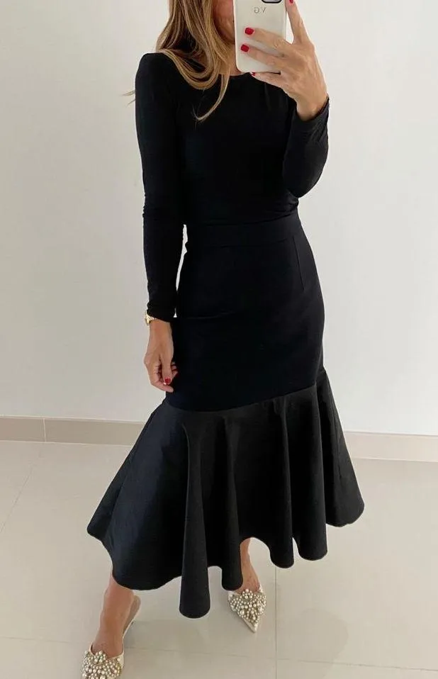 Vita Grace Sienna Cocktail Contrast Fit n Flare Skirt Alabaster Size 12 - Image 13