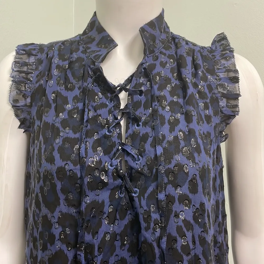 Kate Spade Leopard Clip Dot Top - Image 4