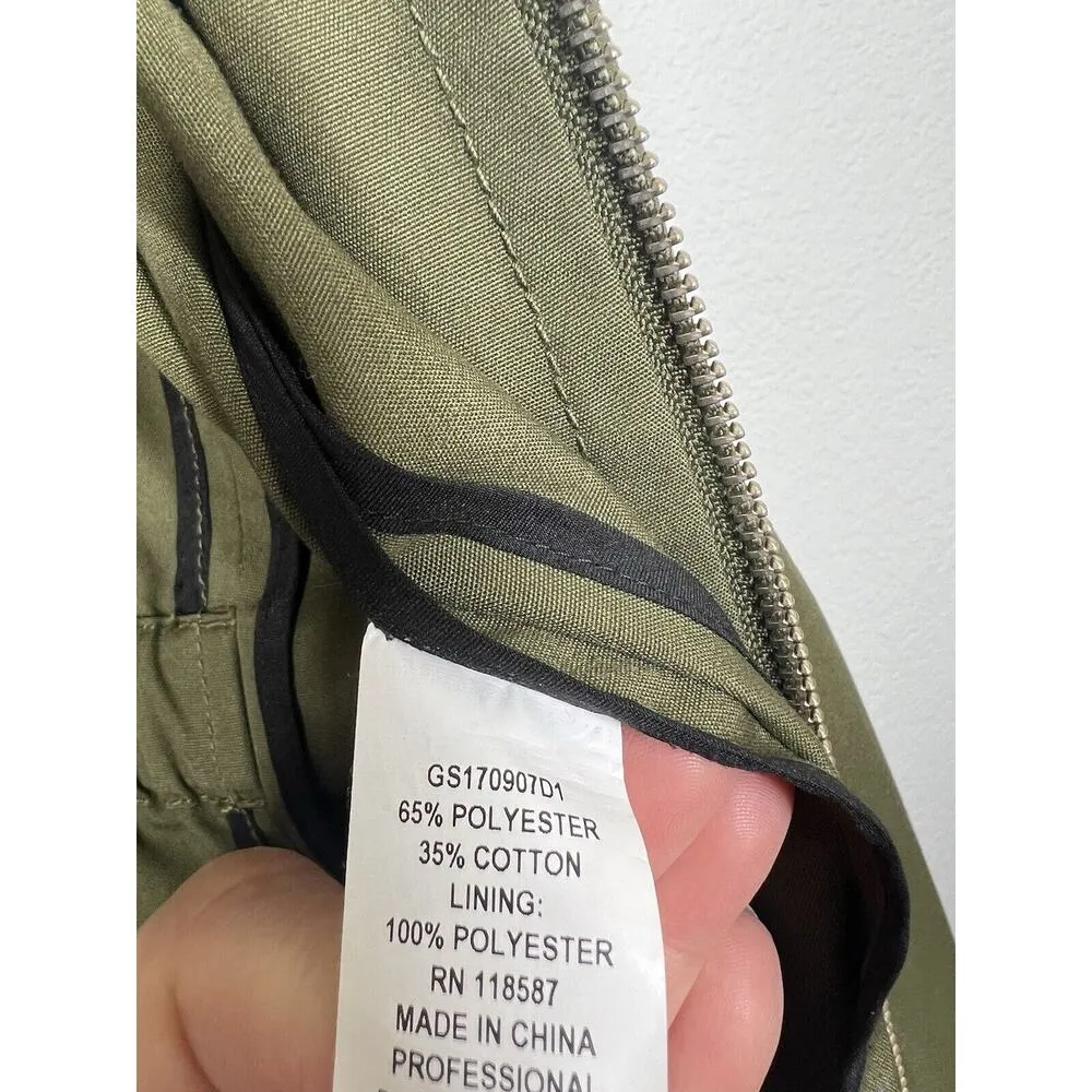 Grey Jason Wu Utility Anorak Jacket Size 8 Olive Green - Image 5