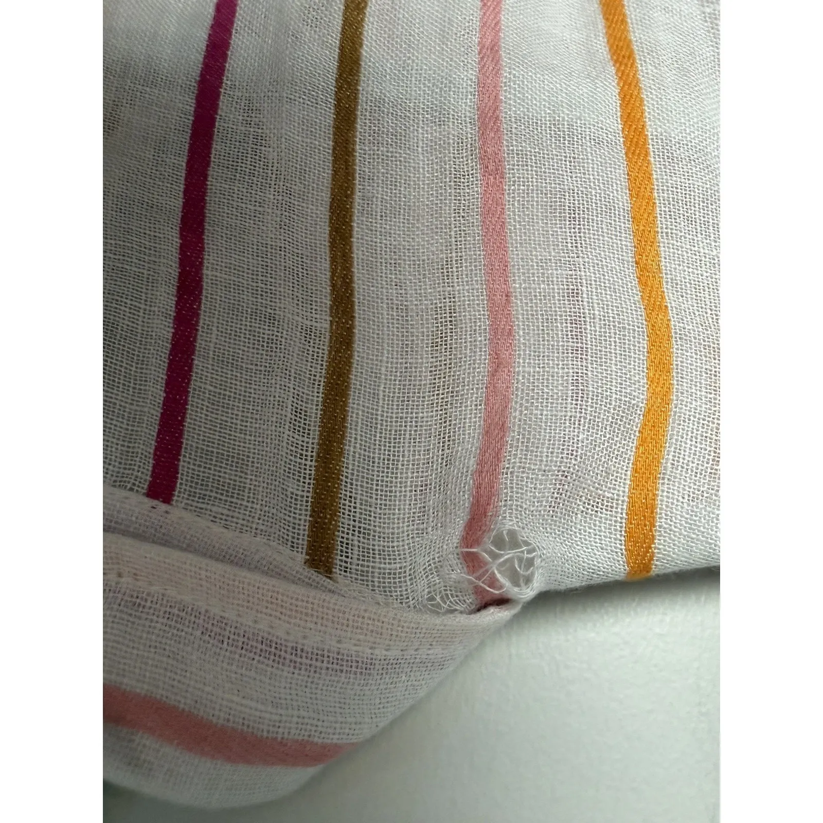 Vitamin A Playa 100% Linen Caftan Swim Coverup Dress Belted Sz S NWT - Image 5