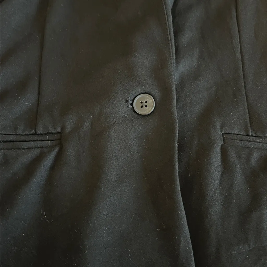 Old Navy Knit Blazer Black Size Large Tall - Image 5