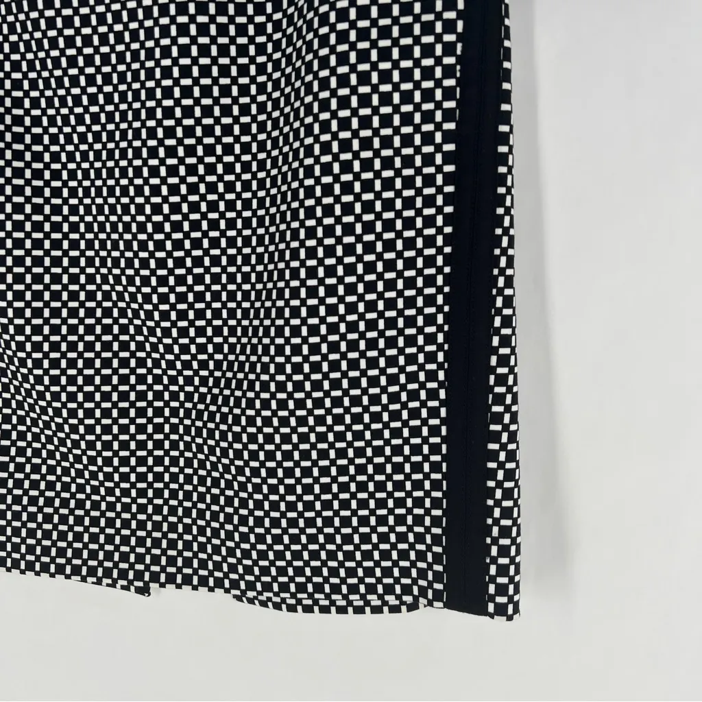 White House Black‎ Market Black & White Geo Pencil Skirt Contemporary Size 00 - Image 3