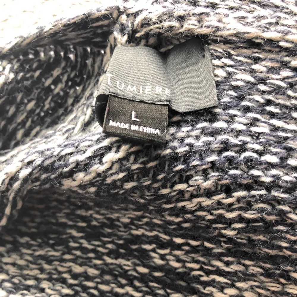 Lumiere Duster‎ Sweater Black Size L - Image 8