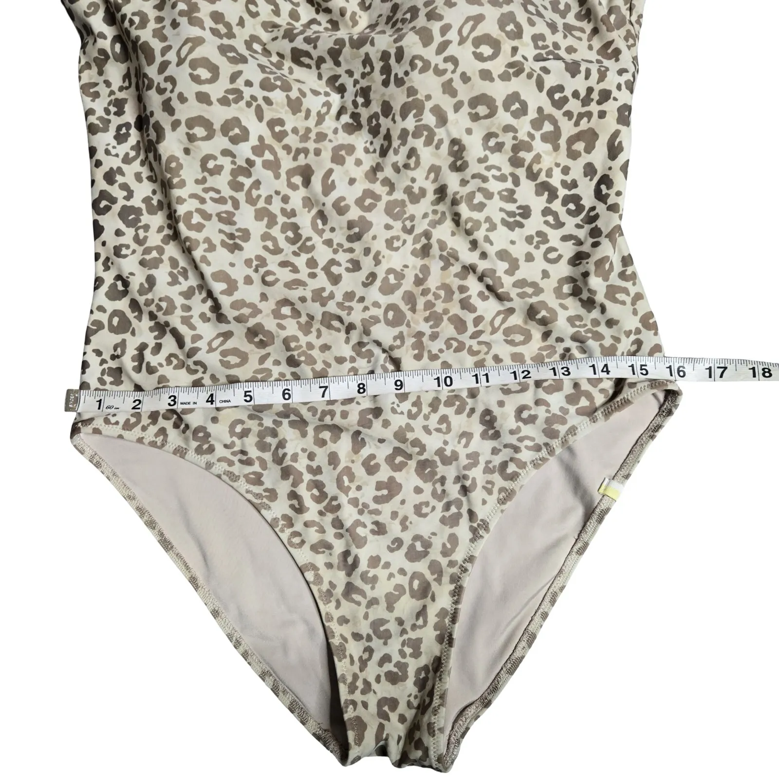 Summersalt Leopard Print One-Piece Swimsuit Size: 14 - Image 2