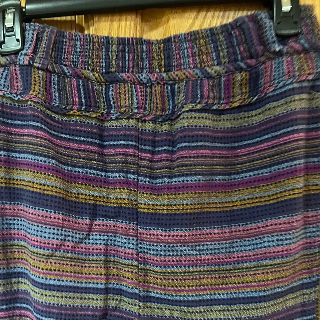 Free People Sweet Escape High Waist Harem Woven‎ Striped Pants Pouch Pockets XS - Image 12