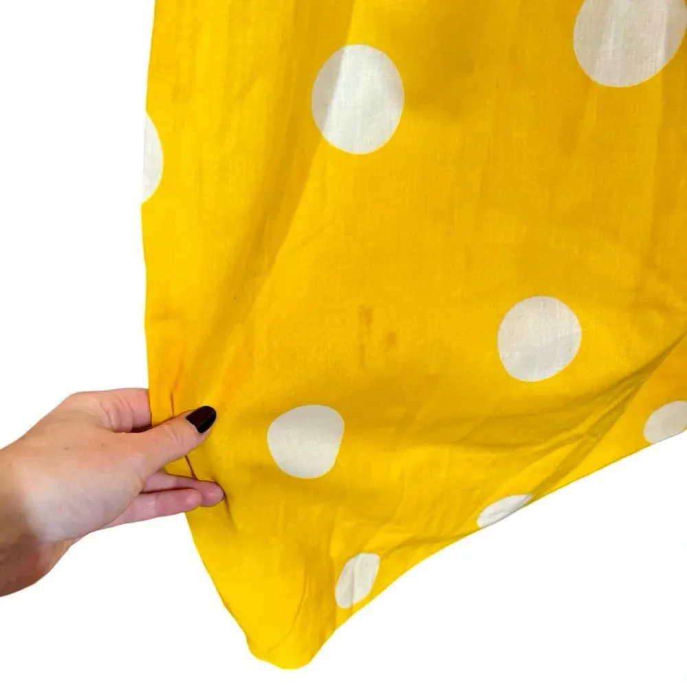 Vintage Tori Richard Honolulu for I. Magnin Polka Dot Long Sleeve Maxi Dress - Image 4