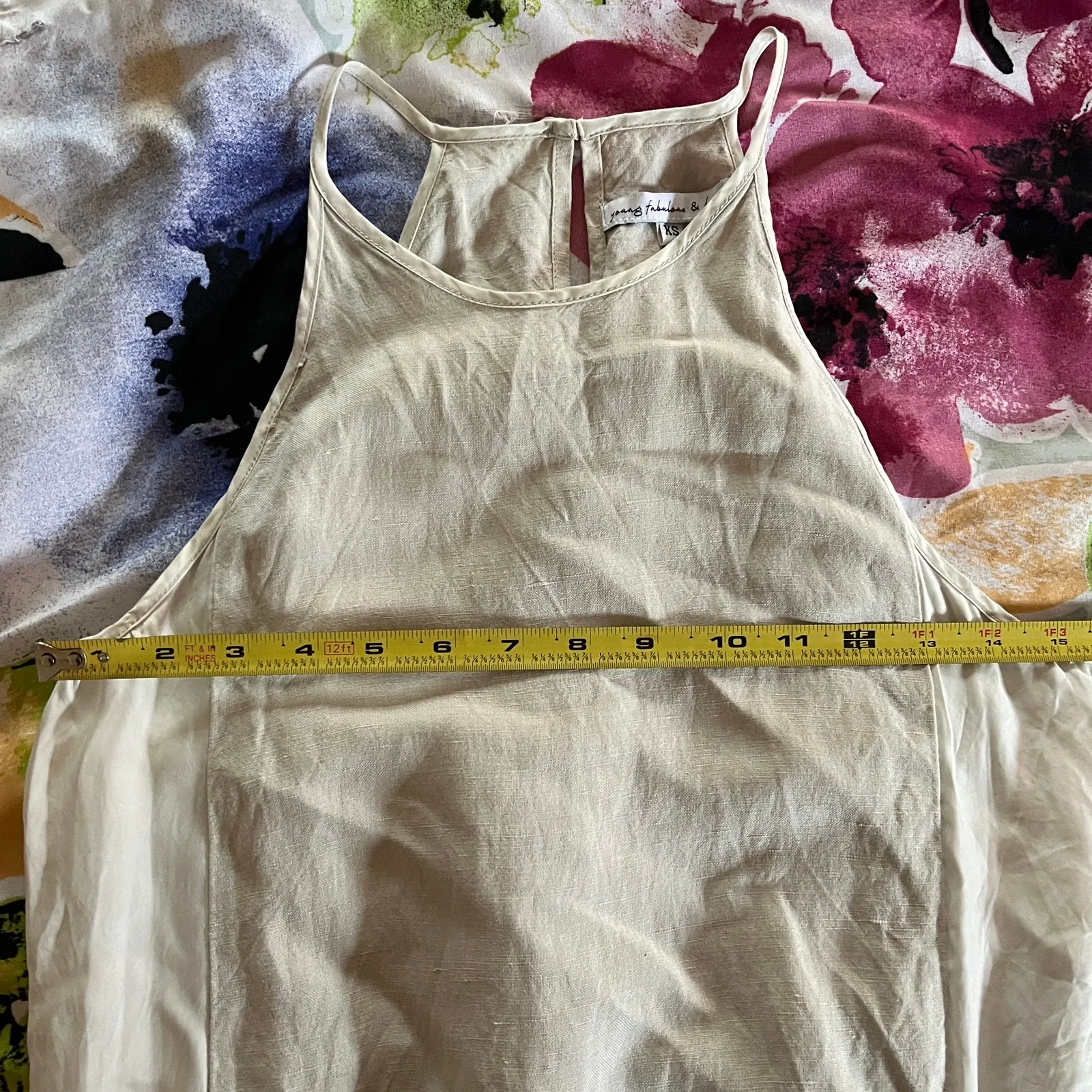 Young Fabulous & Broke Diego Jumpsuit Boho Tassel Waist Romper Women White XS - Image 8