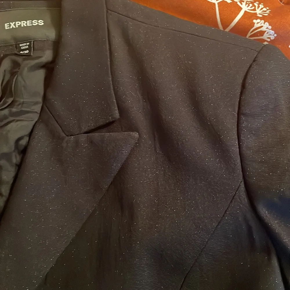 Express Women’s Black Suit Jacket size 10 - Image 5