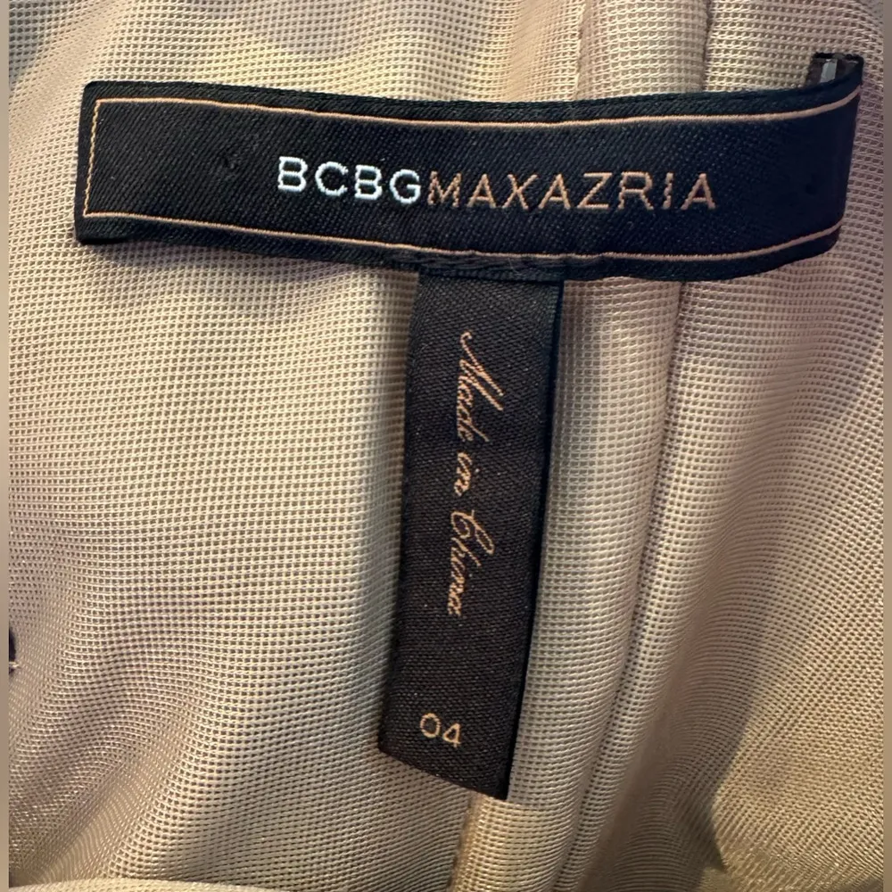 BCBG MaxAzria Hana Strapless Corset Fit Flare Dress- Size 4 - Image 7