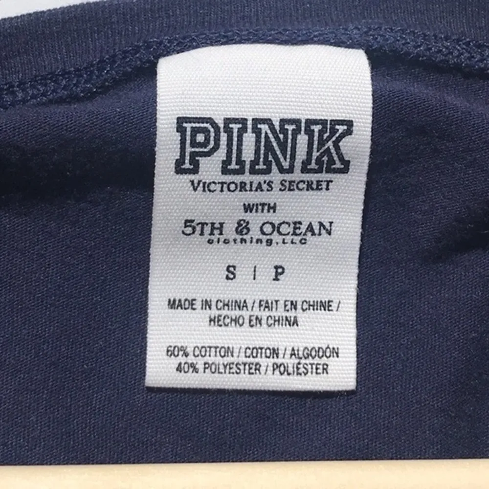 3/$25🍾🍾VS Pink MN Twins Navy Blue V-neck Tee Shirt - Image 6