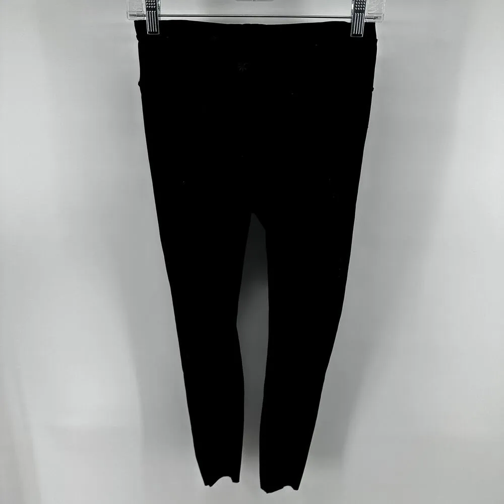 Athleta Accelerate 7/8 Tight SwiftLite Zip Pocket Trail Running Black Small - Image 6