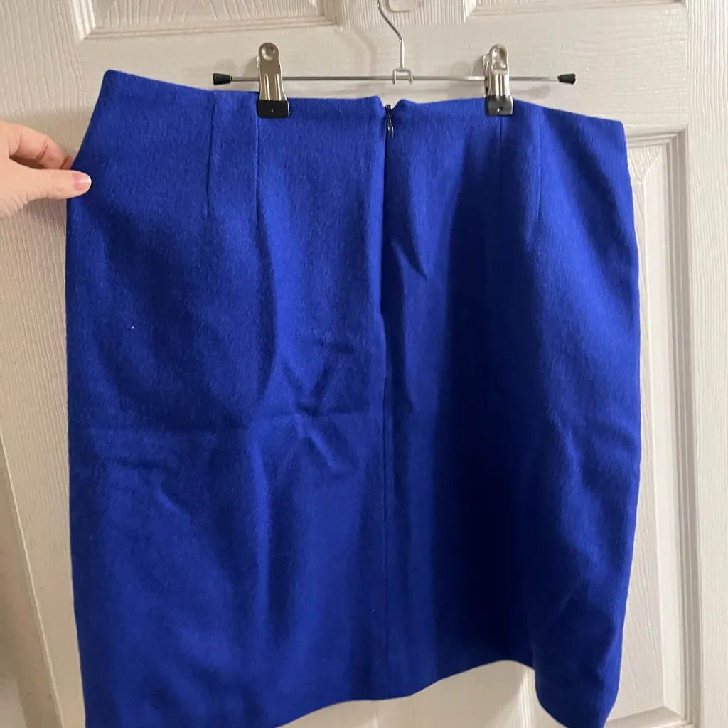 Talbots Vibrant Blue Pencil Skirt - Image 3