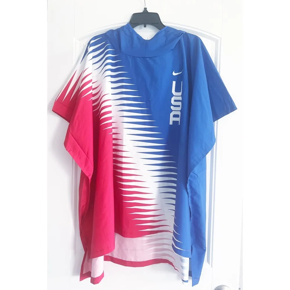 Nike  Team USA Marathoner Running Windcheater Rain Poncho Jacket S/M World Cup - Image 4
