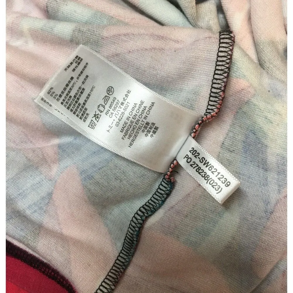 New Tommy Bahama Dress Womens S Perfect Petal Lily Sleeveless Tencel Modal Red - Image 4