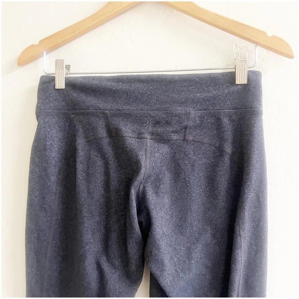 Athleta Cropped Bootcut Pants Pull On Size Small Gray Yoga Running Athleisure - Image 5