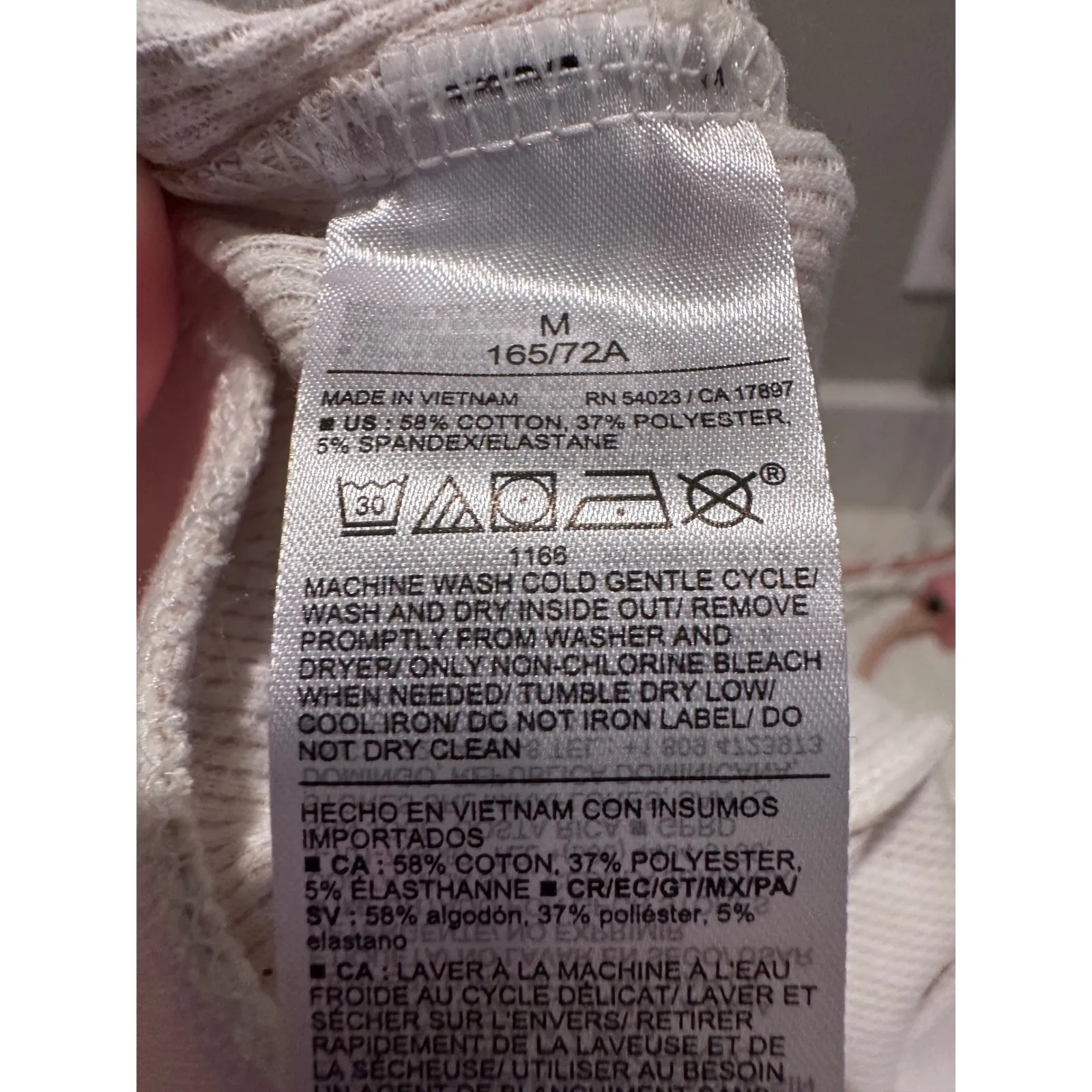 Brandy Melville John Galt Blue Gray White Pinstripe Cotton Trouser Pants XS - Image 4