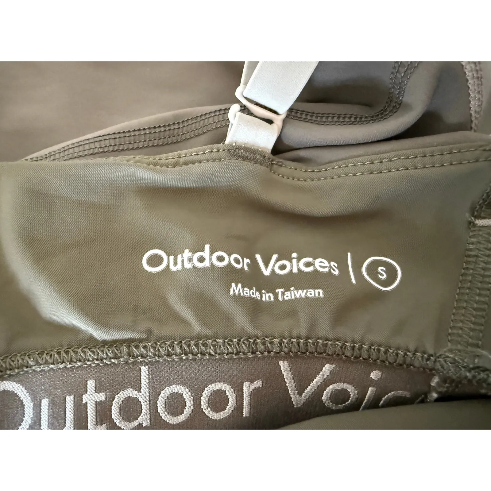 Outdoor Voices Superform Bodysuit Romper in Green Size Small - Image 5