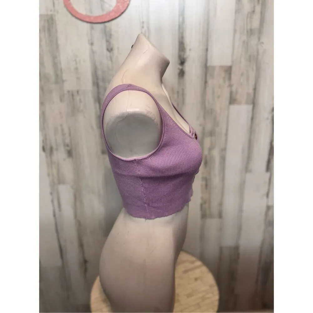 Lilac Ribbed Button - Image 7